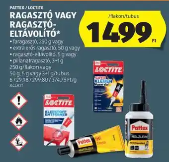 Pattex / Loctite Ragasztó vagy ragasztó-eltávolító