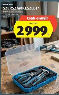 ALDI WORKZONE SZERSZÁMKÉSZLET ajánlat