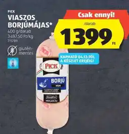 ALDI Pick viaszos borjúmájas ajánlat
