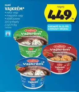 ALDI Hajdú Vajkrém ajánlat