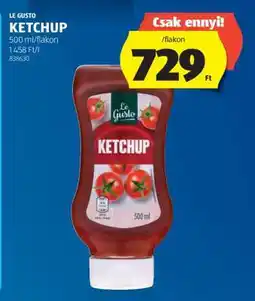 ALDI Le Gusto Ketchup ajánlat
