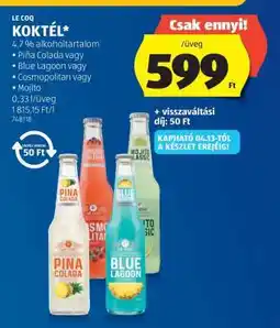 ALDI LE COQ KOKTÉL ajánlat