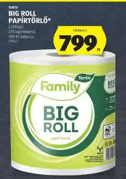 ALDI Tento Big Roll Papírtörlő ajánlat