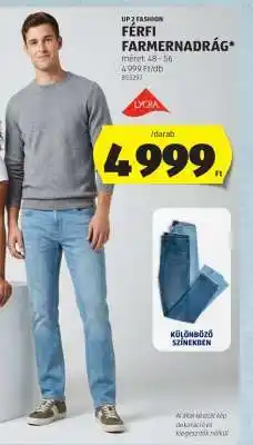 ALDI Férfi farmernadrág ajánlat