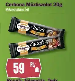 FullDiszkont Cerbona Müzliszelet ajánlat