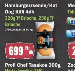 FullDiszkont Hamburgerzsemle/Hot Dog Kifli ajánlat