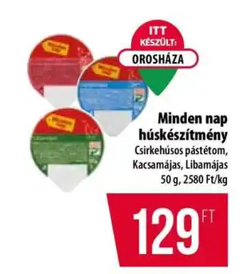 Minden nap húskészítmény