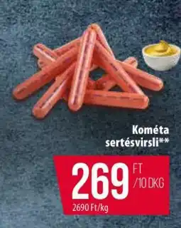 Coop Kometa sertésvirsli ajánlat