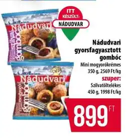 Coop Nádudvari gyorsfagyasztott gombóc ajánlat