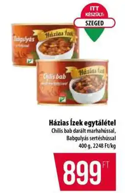 Coop Házias Ízek egytálétel ajánlat