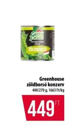 Coop Greenhouse zöldborsó konzerv ajánlat