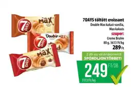 Coop 7DAYS töltött croissant ajánlat