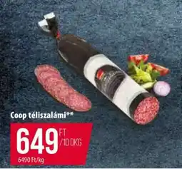 Coop Coop téliszalámi ajánlat