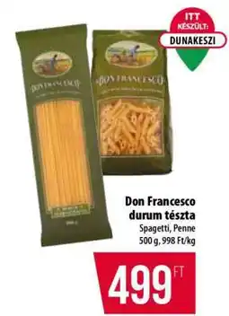 Coop Don Francesco durum tészta ajánlat