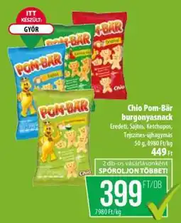 Coop Chio Pom-Bär burgonyasnack ajánlat
