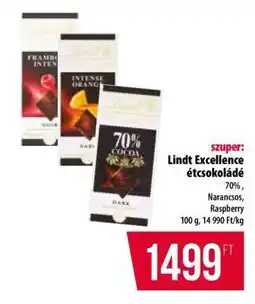Coop Lindt Excellence étcsokoládé ajánlat