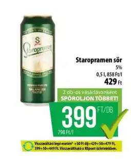 Coop Staropramen sör ajánlat