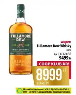 Coop Tullamore Dew whisky ajánlat