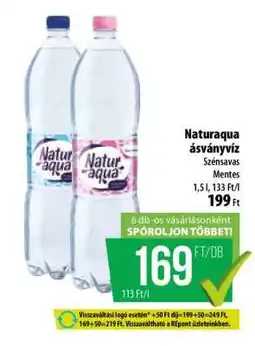 Coop NATURAQUA ÁSVÁNYVÍZ ajánlat