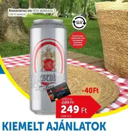PRIVÁT Riesenbrau sör ajánlat