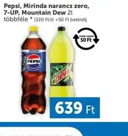 PRIVÁT Pepsi, Mirinda, Mountain Dew ajánlat