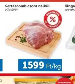 PRIVÁT Sertéscomb csont nélkül ajánlat