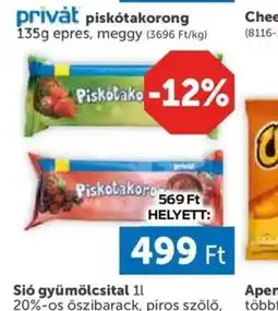 PRIVÁT PRIVÁT pisktakorong ajánlat