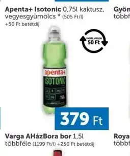 PRIVÁT Apenta+ Isotonic ital ajánlat