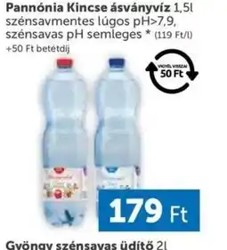 PRIVÁT Pannónia Kincse ásványvíz ajánlat