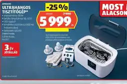 ALDI AMBIANO ULTRAHANGOS TISZT 'Az árkedvezmény a termék 2025.07.20-án érvényben volt országos árához képest értendő.TGÉP ajánlat