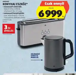 ALDI AMBRIANO kenyérpirít és vízforral ajánlat