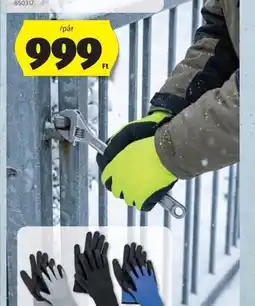 ALDI TOPCRAFT TÉLI MUNKÁSKESZTYŰ ajánlat