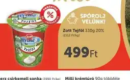 PRIVÁT Zott Tejföl ajánlat