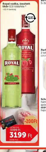 PRIVÁT Royal vodka, ízesített likőr ajánlat