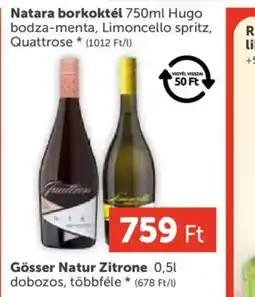 PRIVÁT Natara borkoktél ajánlat