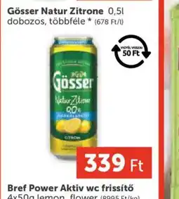 PRIVÁT Gösser Natur Zitrone ajánlat