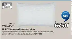 JYSK LIHESTEN memory habszivacs párna ajánlat