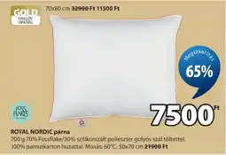 JYSK ROYAL NORDIC párna ajánlat