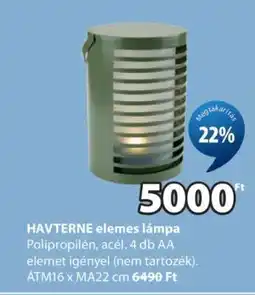 JYSK HAVTERNE ELEMES LÁMPA ajánlat