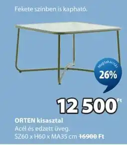 JYSK ORTEN kisasztal ajánlat