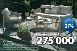 JYSK JUTLANDIA HOLMESTRAND kerti ülőgarnitúra ajánlat