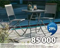 JYSK LARVIK KÁVÉHÁZI GARNITÚRA ajánlat