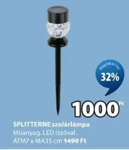 JYSK SPLITTERNE szolárlámpa ajánlat