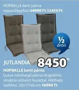 JYSK HOPBALLE kerti párna napozóágyhoz ajánlat
