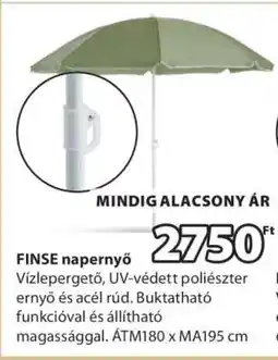 JYSK FINSE napernyő ajánlat