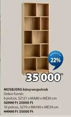 JYSK MOSBJERG könyvespolcok ajánlat