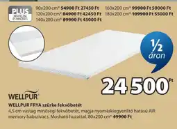 JYSK WELLPUR FRYA szürke fekvőbetét ajánlat