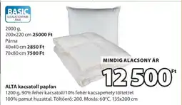 JYSK ALTA kacsatoll paplan ajánlat