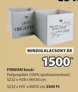 JYSK FINNIAN kosár ajánlat