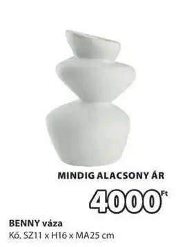 JYSK BENNY váza ajánlat